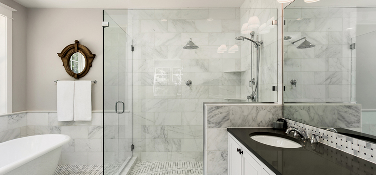 bathroom shower door installation in Murrieta