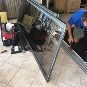 sliding glass door frame repair Murrieta